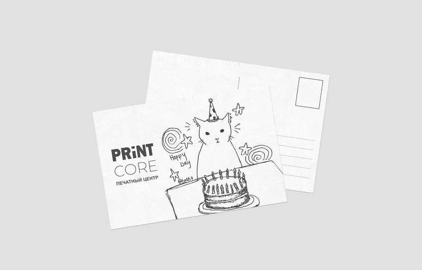 Открытки текстурированные