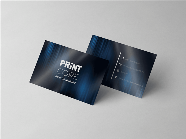 Визитки на пластике