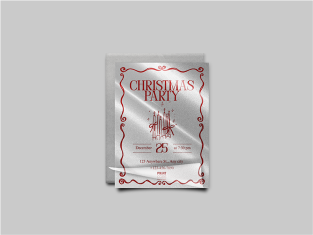 Пригласительные ламинированные