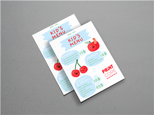 Меню детское